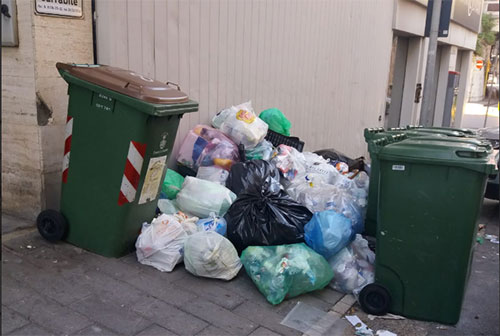 Rifiuti non raccolti